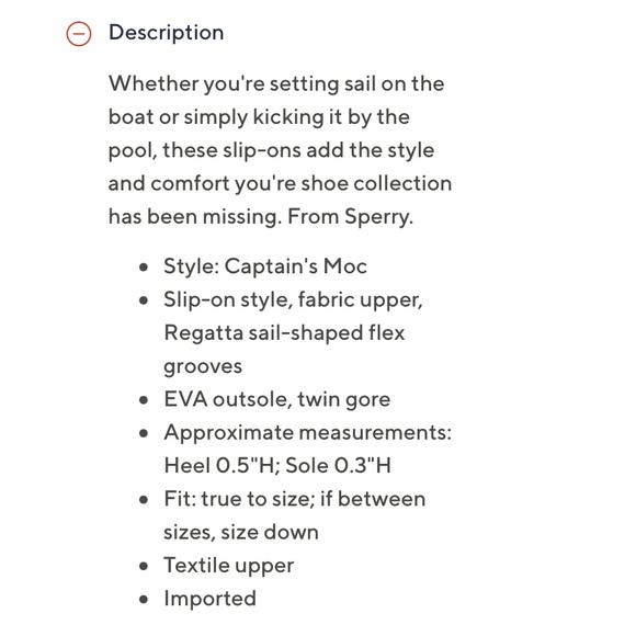 Sperry Captains Moc Blue Slip On Flats Women’s Size 8.5 - Picture 7 of 7